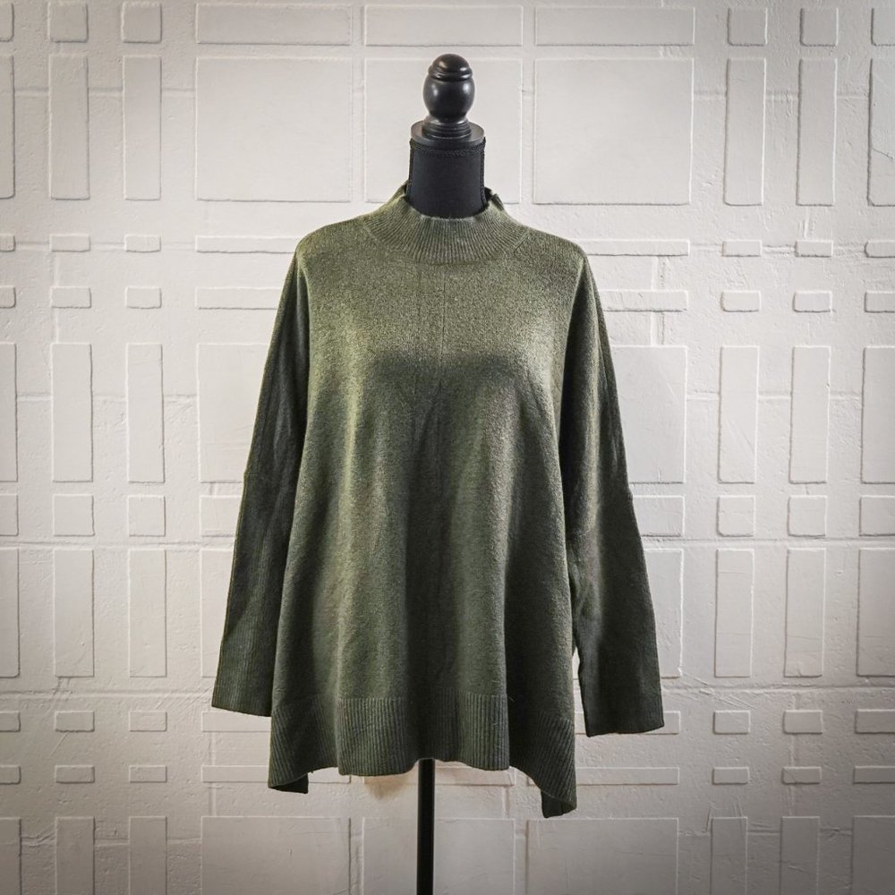 EUC LOFT Mock Neck Pull-Over Sweater